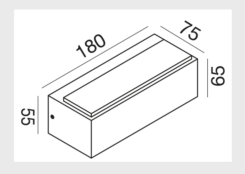 GEALUCE Applique in alluminio bianco-antracite-marrone IP54 LED GEALUCE Applique in alluminio bianco-antracite-marrone IP54 LED